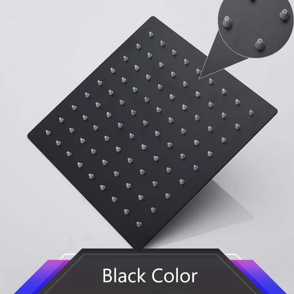 Stainless Steel Ultrathin Shower Head Rainfall