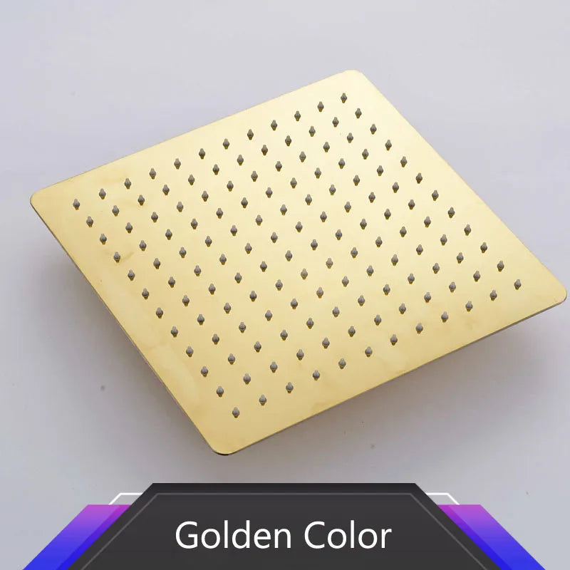 Stainless Steel Ultrathin Shower Head Rainfall