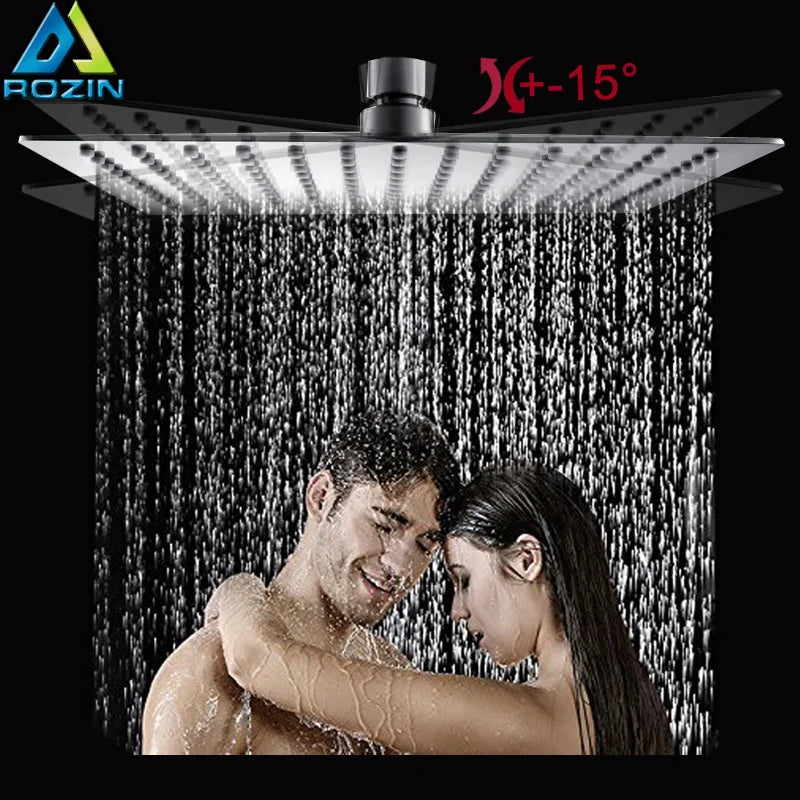 Stainless Steel Ultrathin Shower Head Rainfall