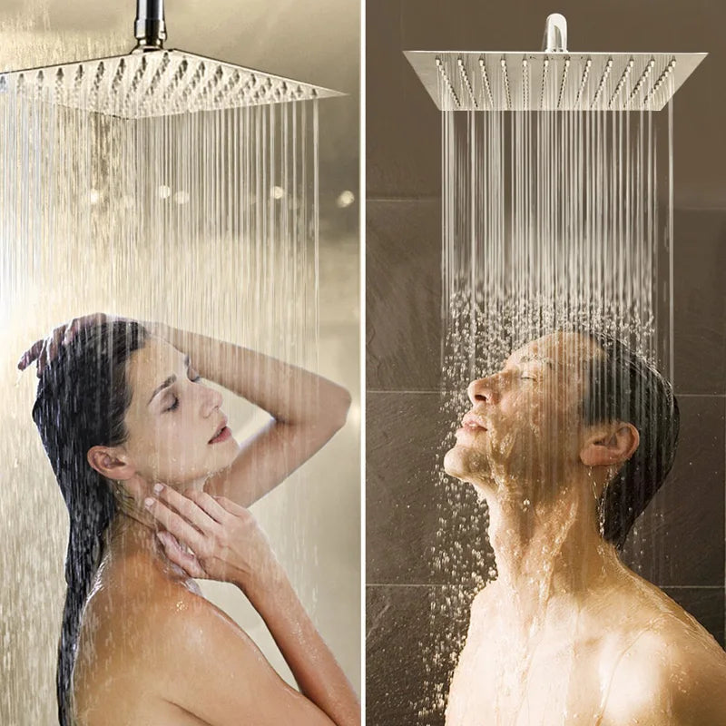 Stainless Steel Ultrathin Shower Head Rainfall