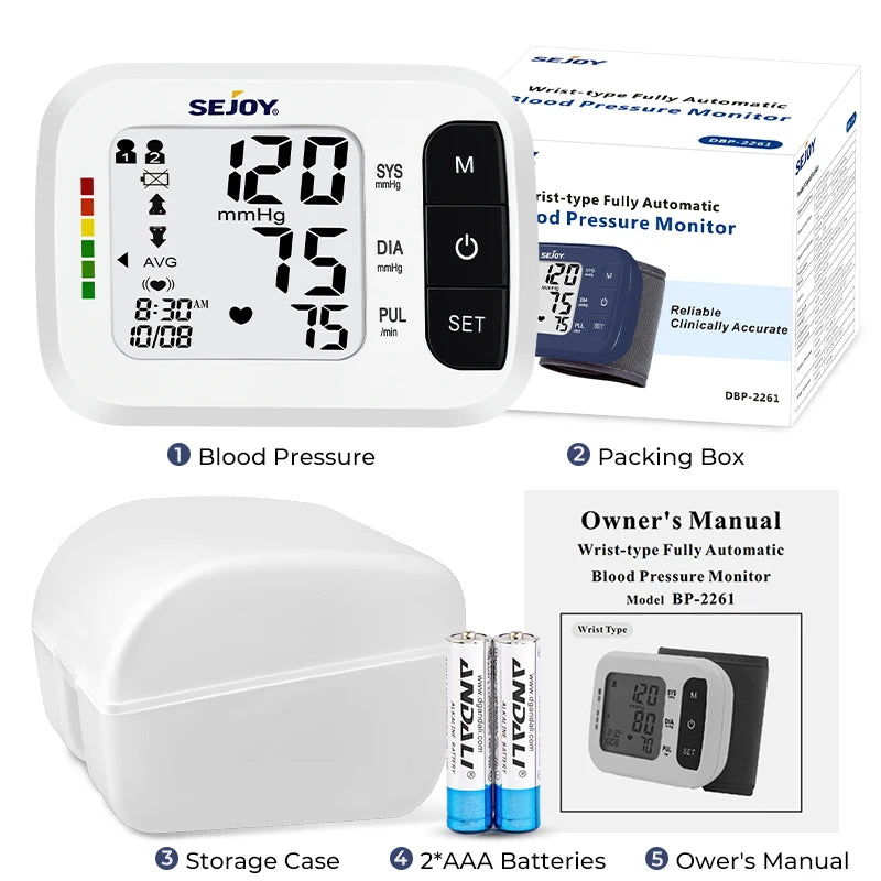 Wrist Blood Pressure Monitor