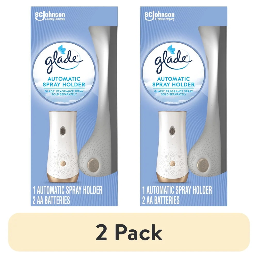 Air Freshener Spray Holder Dispenser with Essential Oils Burst Feature