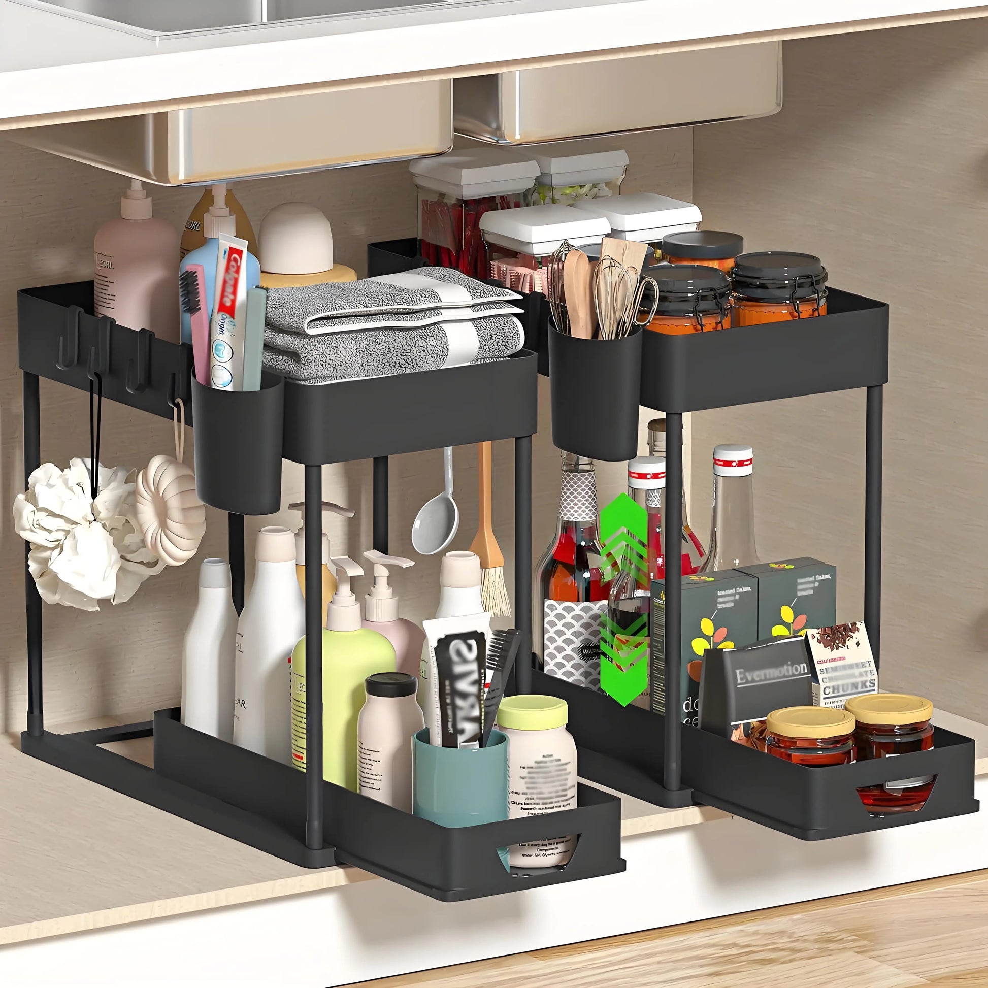 Under Sink Shelves - Adjustable