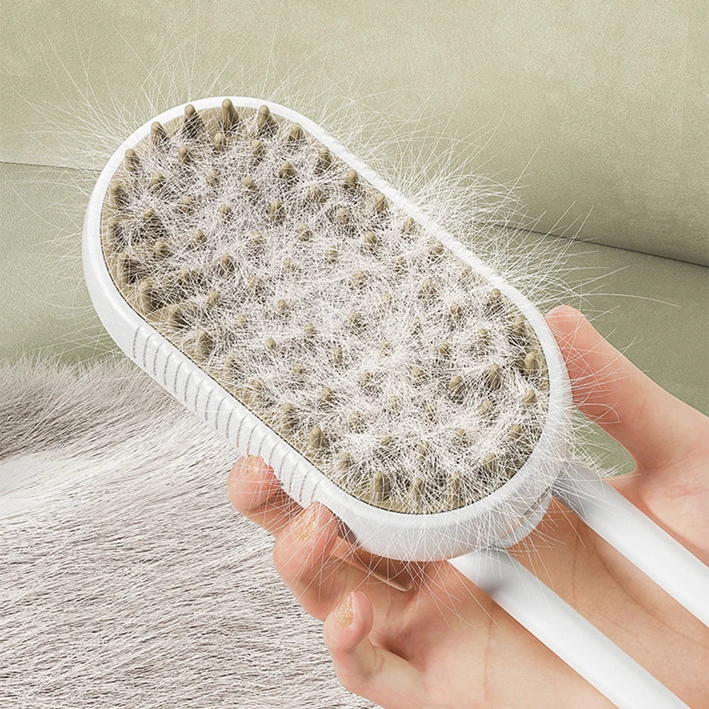Steam Brush Grooming Massage Comb for Pet Hairs