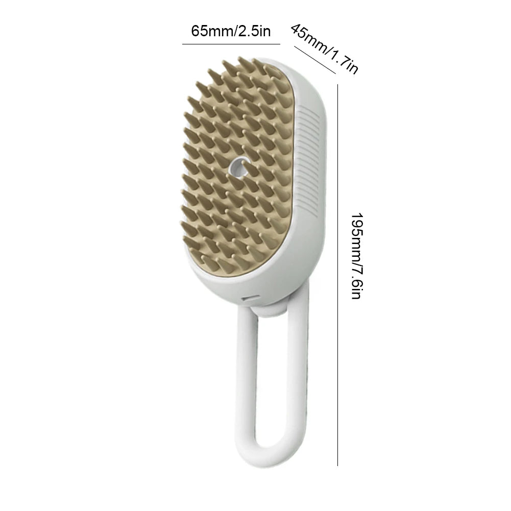 Steam Brush Grooming Massage Comb for Pet Hairs
