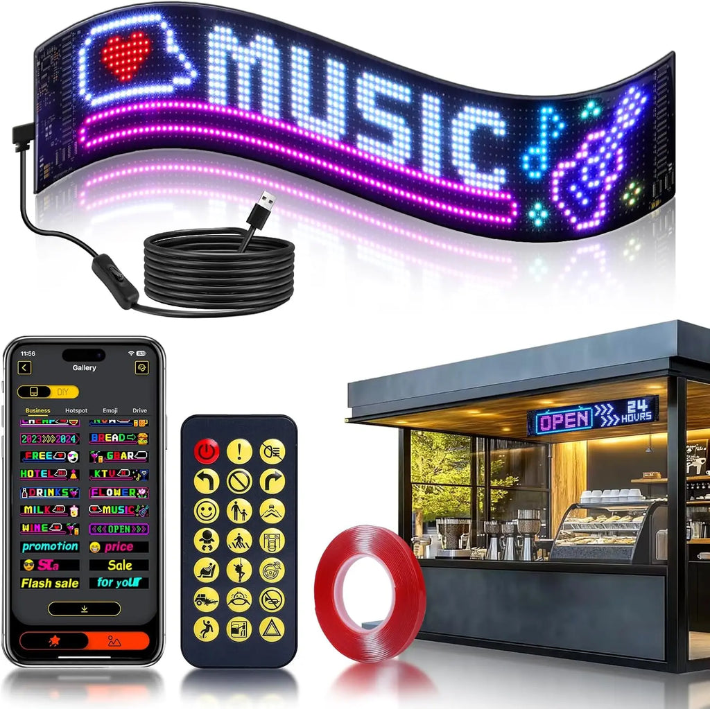 USB Programmable Scrolling LED Sign