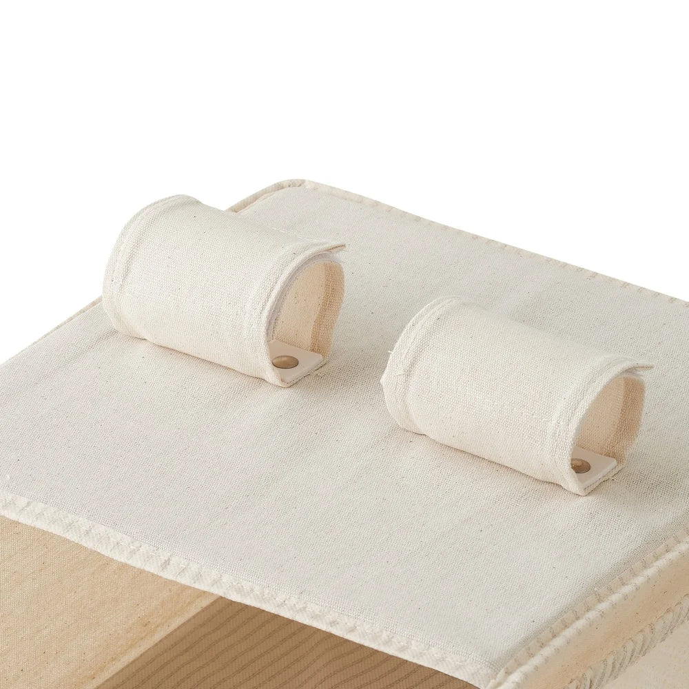 Canvas 6-Shelf Hanging Closet Organizer