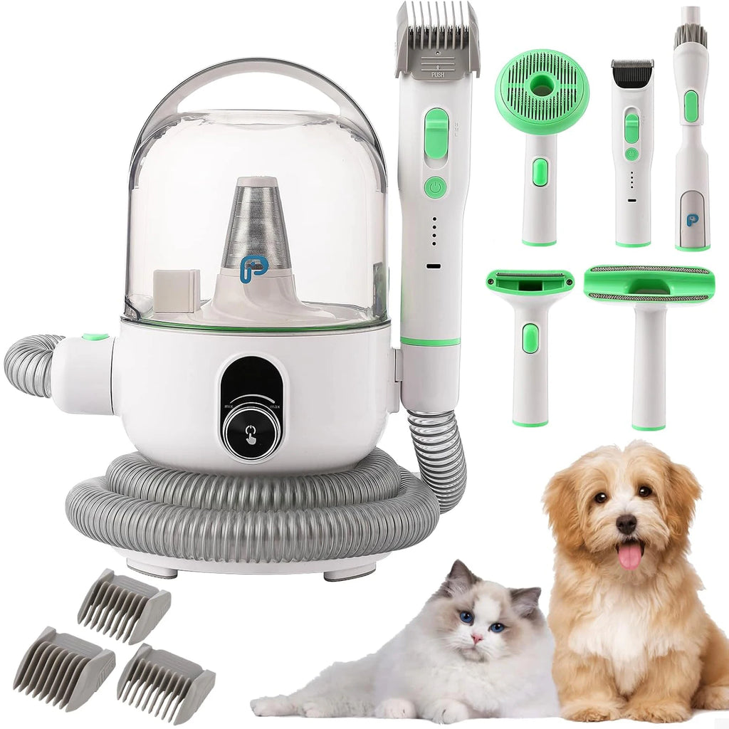 Pet Grooming Kit with 2L Vacuum Suction