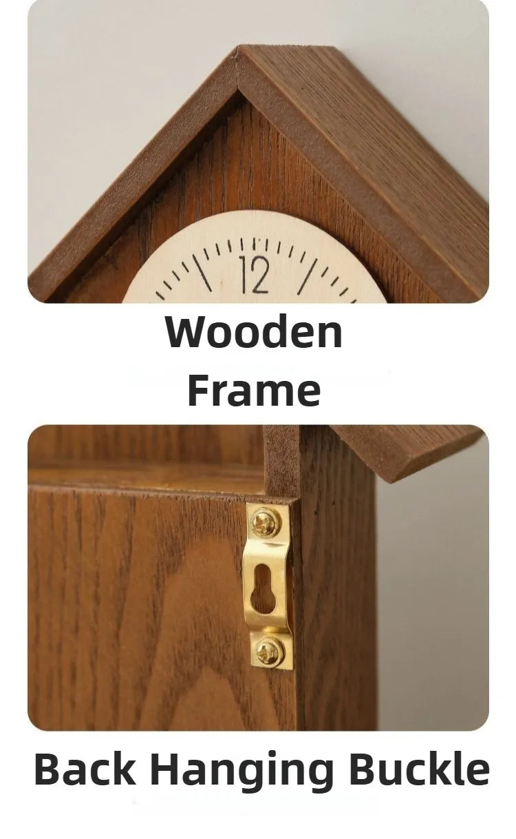 Wall Art Wooden Clock . Key HangerD