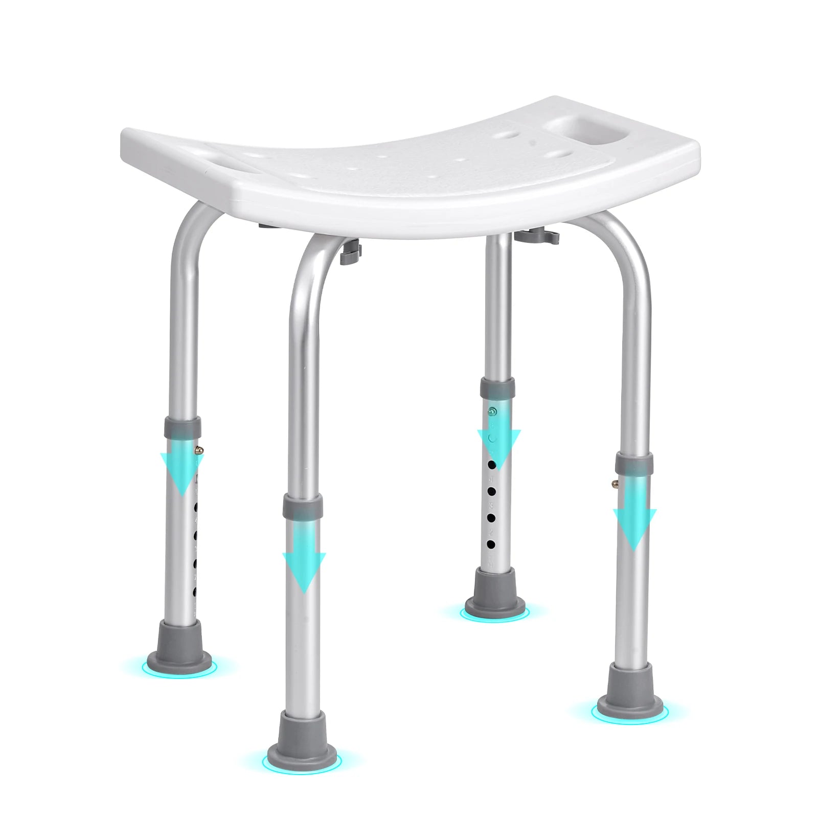 Shower Chair Stool with Built-in Handles