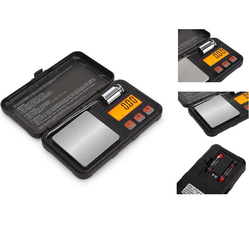 Pocket Scale 0.001g Precision Digital Electronic Gold Jewelry Carat Diamond Balance Mini Mg Scales Portable Weighing