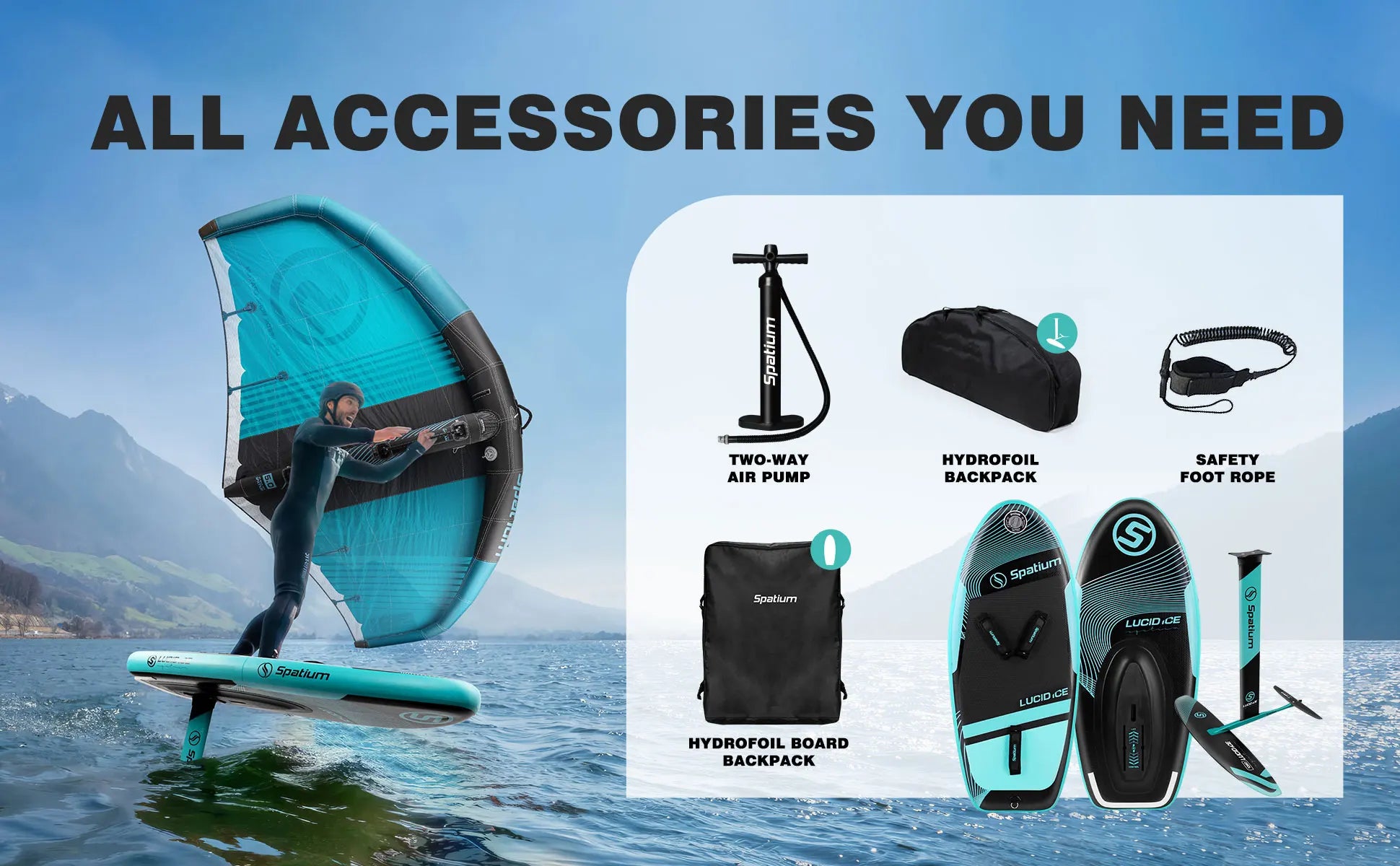 Inflatable Hydrofoil Board Surfing