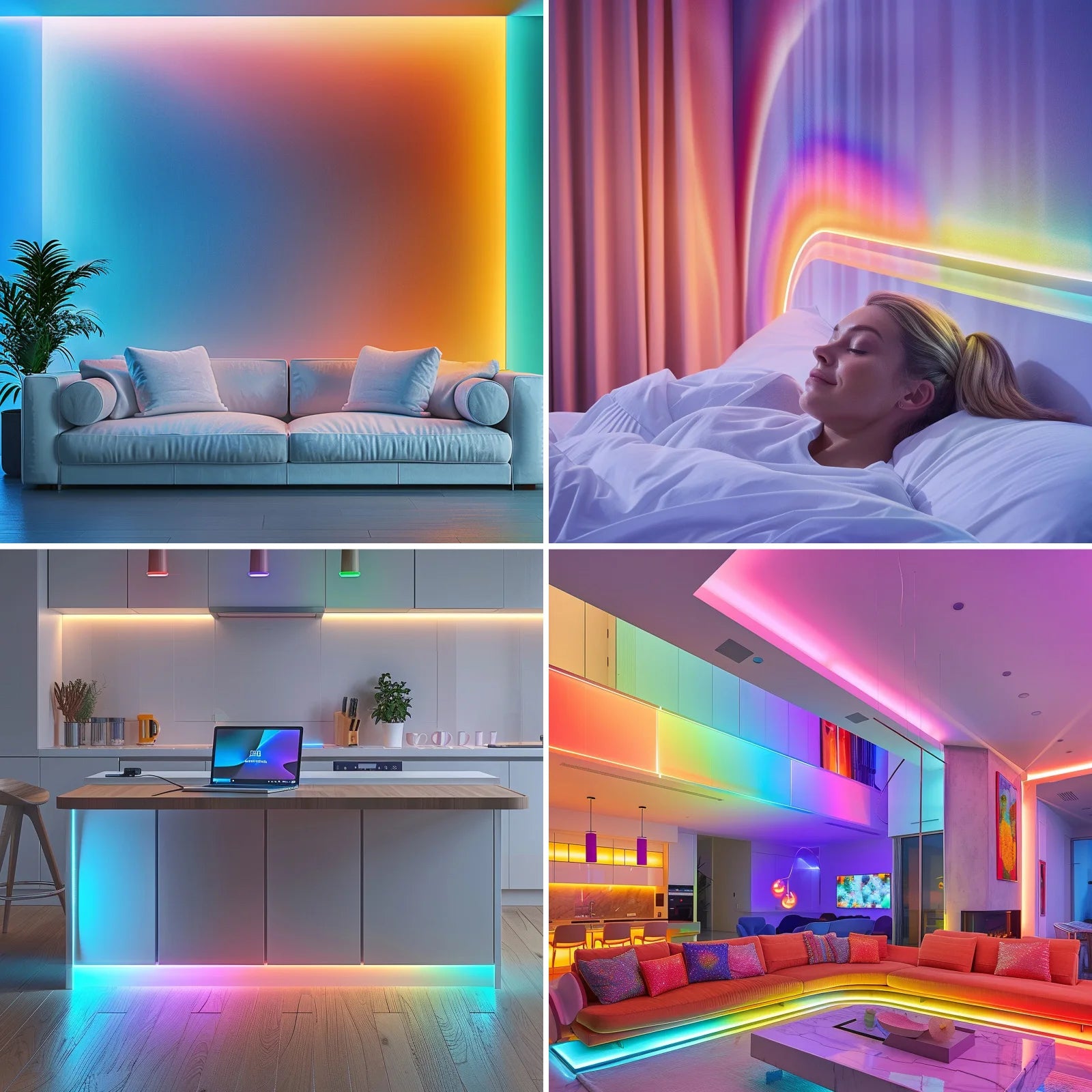 200ft smart LED light strip color-changing