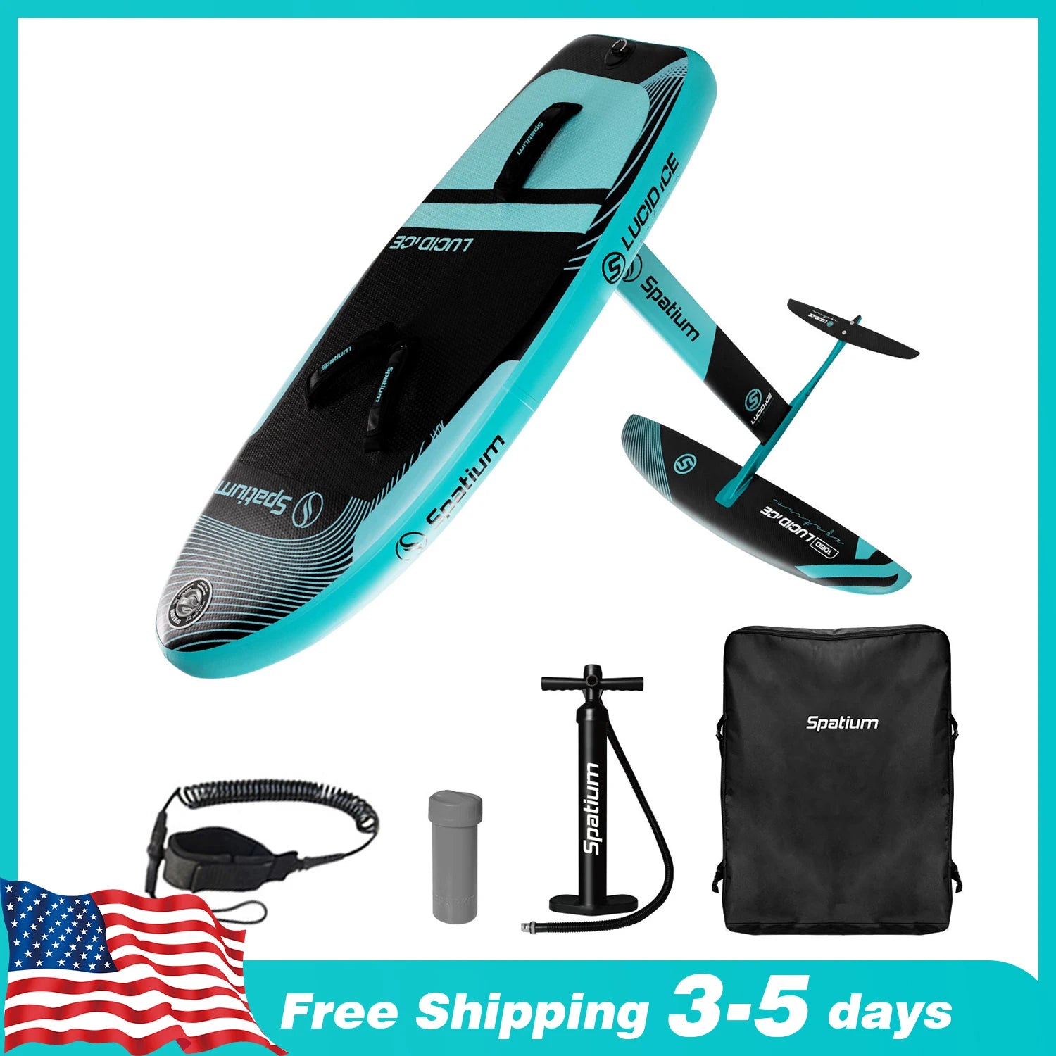 Inflatable Hydrofoil Board Surfing
