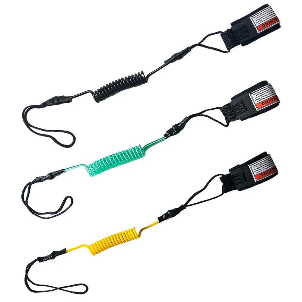 Premium Coiled Bodyboarding Leash TPU Stay on Board Ankle Strap Paddleboard Ankle Leash for Surfing