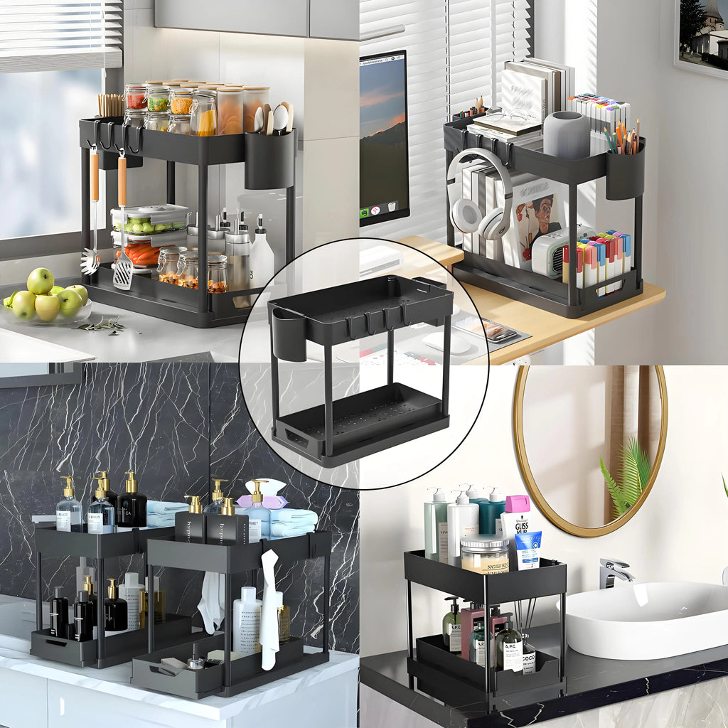 Under Sink Shelves - Adjustable