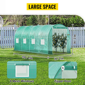 Walk-in Tunnel Greenhouse Galvanized Waterproof