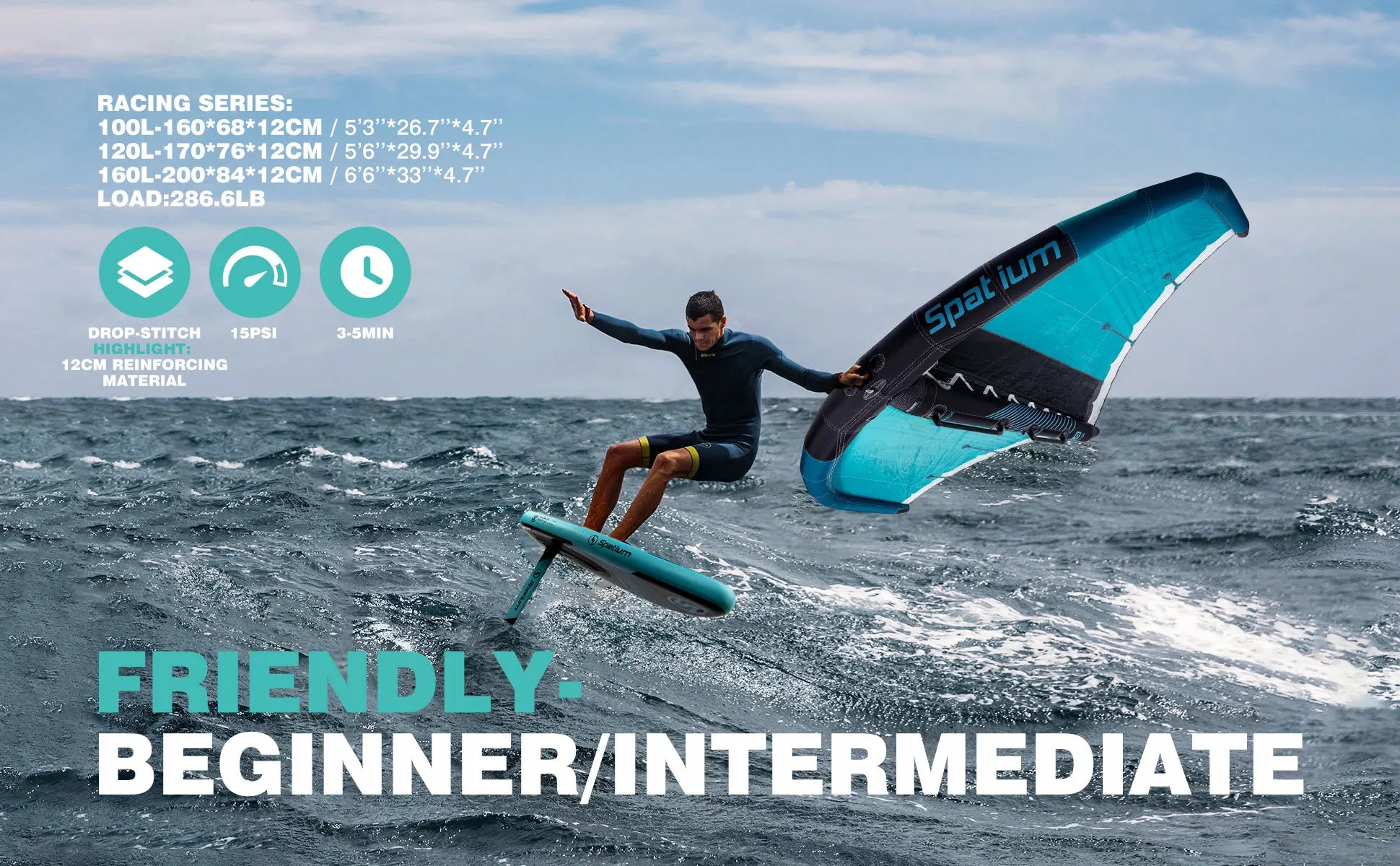 Inflatable Hydrofoil Board Surfing
