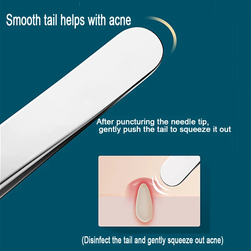 Acne Needle Blackhead Tweezers Removal Tool