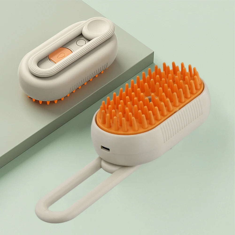 Steam Brush Grooming Massage Comb for Pet Hairs