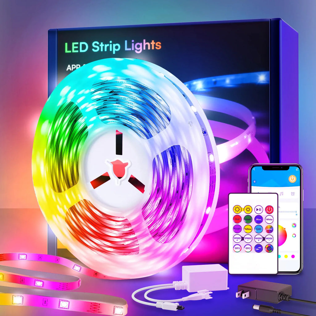 200ft smart LED light strip color-changing