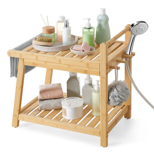 Bamboo ShowerStorage Shelf, Water Resistant