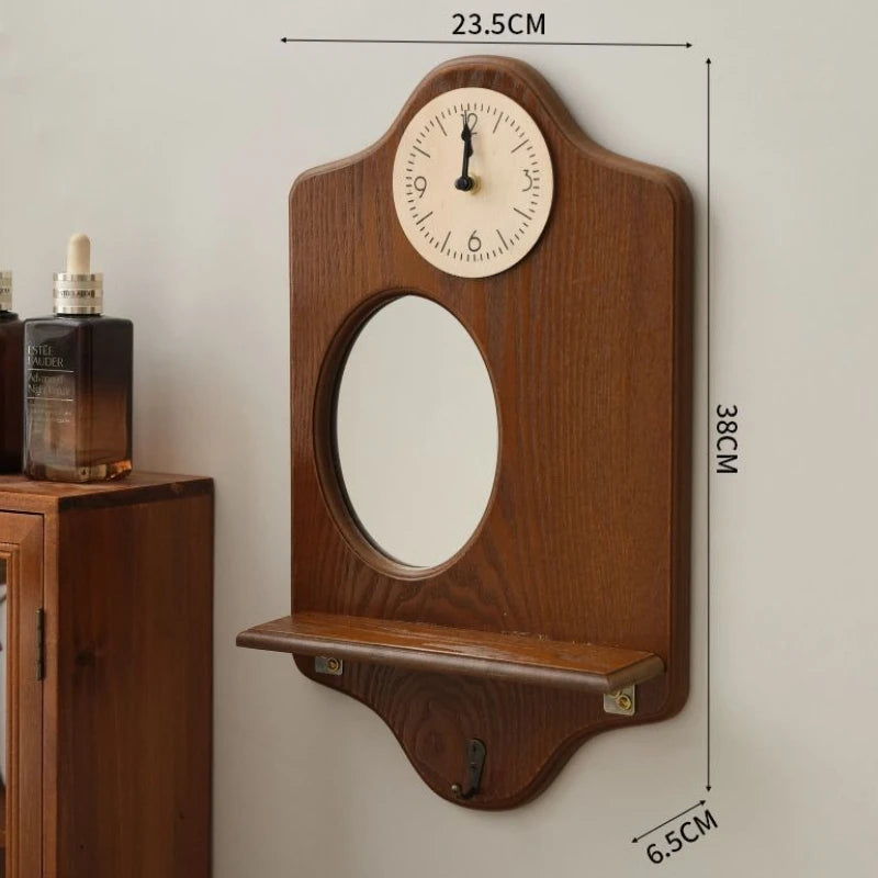 Wall Art Wooden Clock . Key HangerD