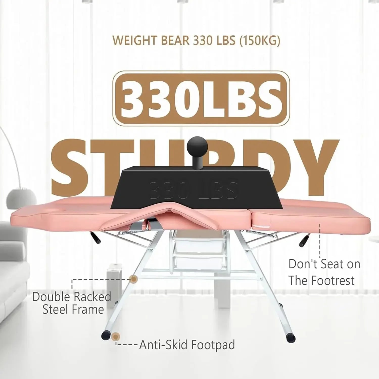 Massage Table with Hydraulic Stool