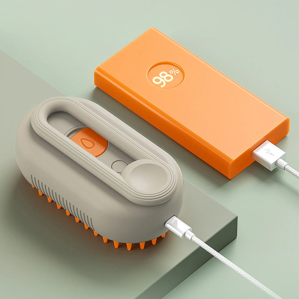 Steam Brush Grooming Massage Comb for Pet Hairs
