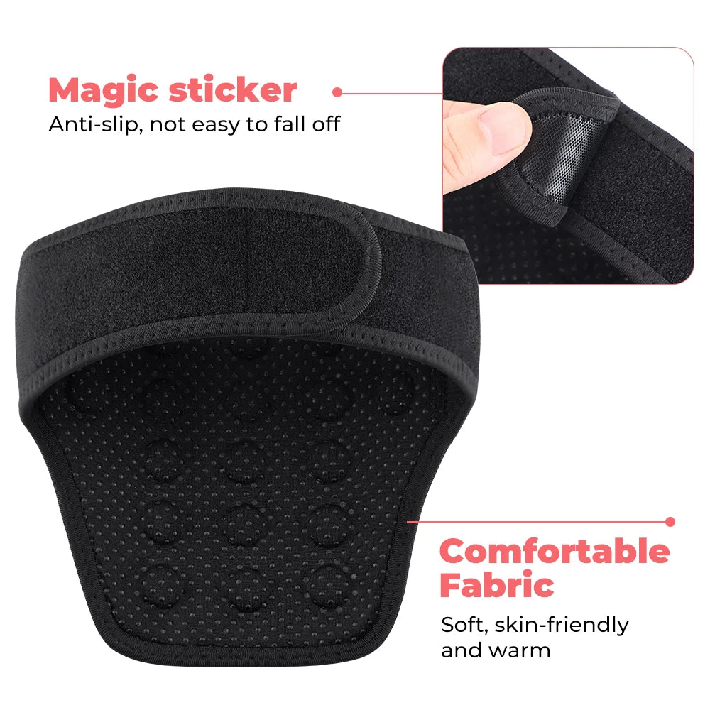 19pcs Self Heating Tourmaline Neck Support Brace Belt Infrared Magnet Therapy Reusable Neck Protector Relieve Pain Health Care