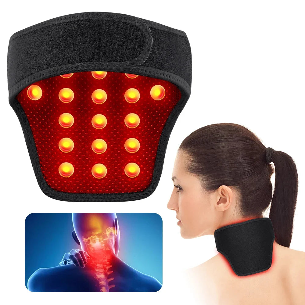 19pcs Self Heating Tourmaline Neck Support Brace Belt Infrared Magnet Therapy Reusable Neck Protector Relieve Pain Health Care