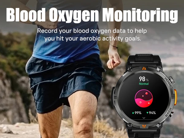 Bluetooth smartwatch for men Full Touch Screen With Health Monitor heart rate Flashlight Smart watch