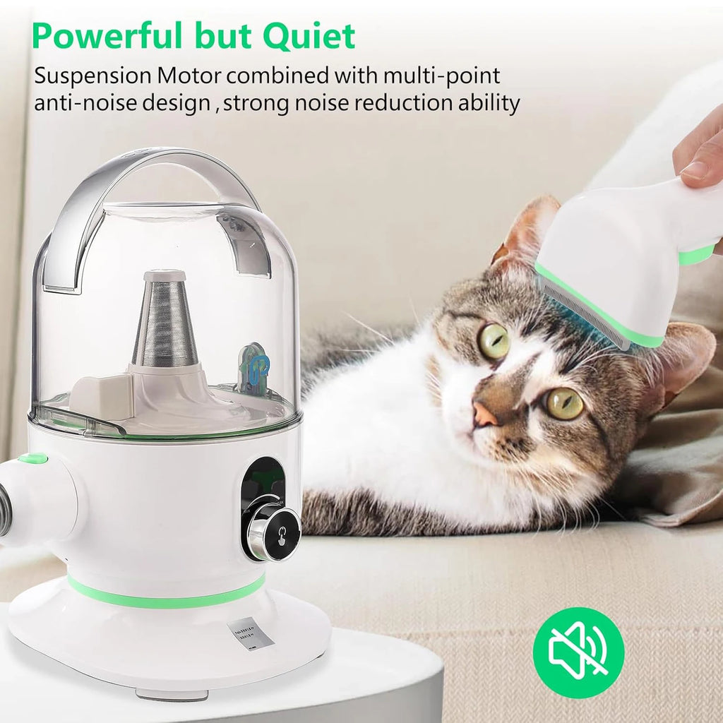 Pet Grooming Kit with 2L Vacuum Suction