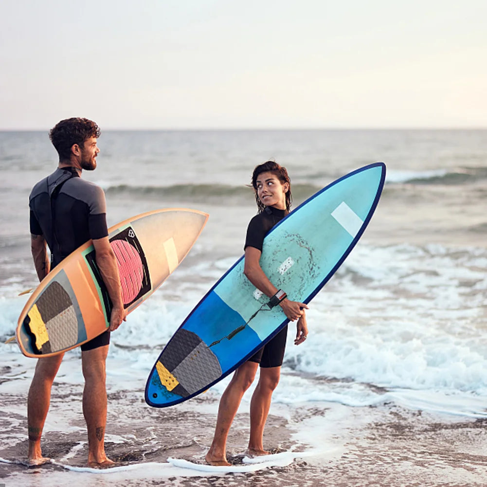 Premium Coiled Bodyboarding Leash TPU Stay on Board Ankle Strap Paddleboard Ankle Leash for Surfing