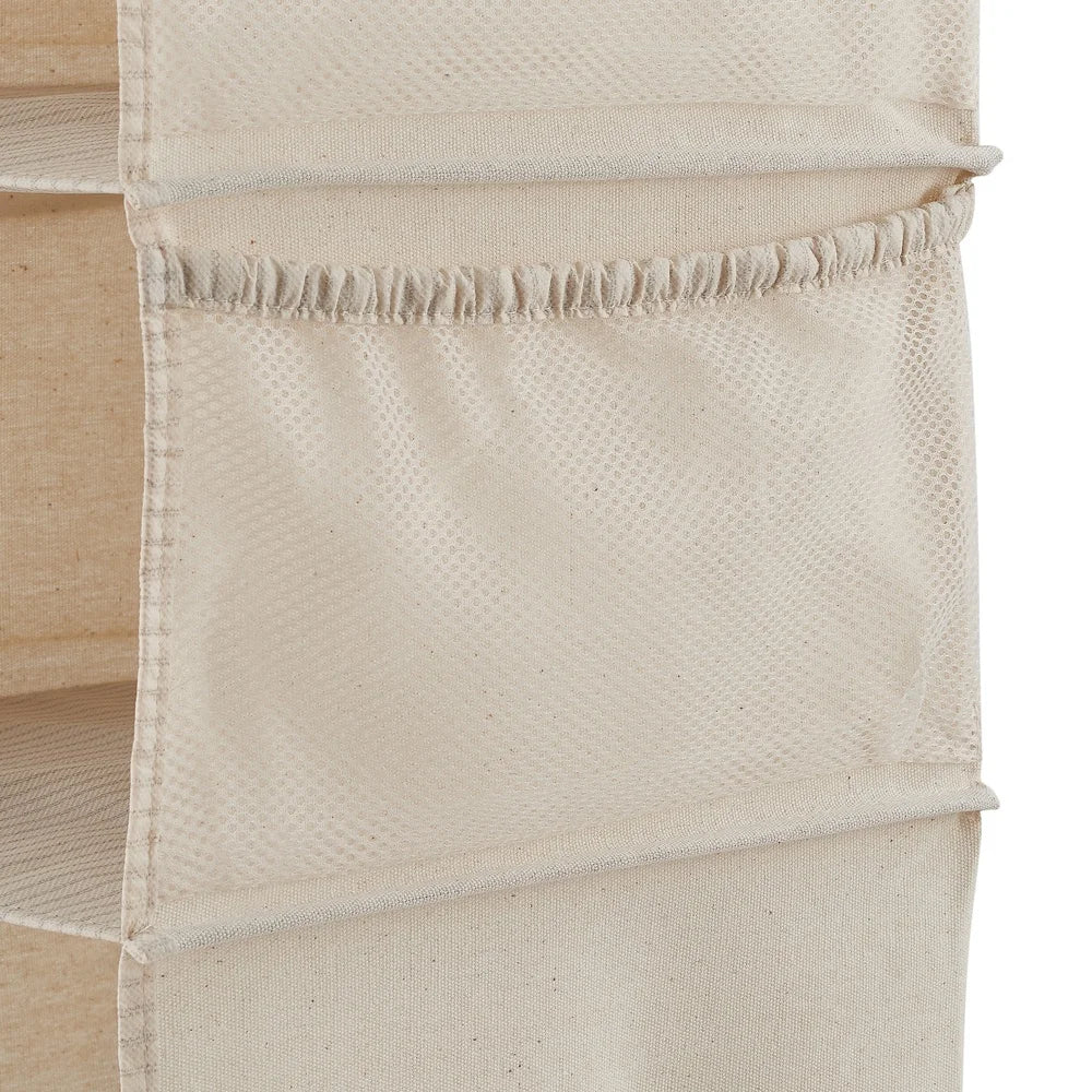 Canvas 6-Shelf Hanging Closet Organizer