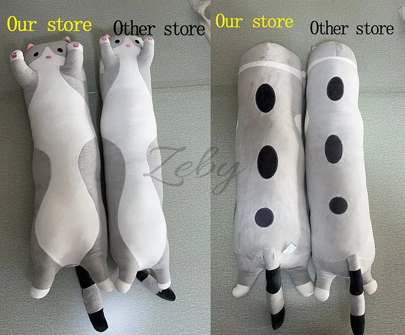 Lovely Husky Side Sleeping Body Pillow 50-150cm Bed Sofa Home Decorative Long Pillow Classmate Friend Birthday Present Cute Gift