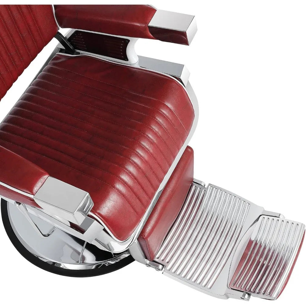 Hair salon chair rotatable, heavy-duty hydraulic backrest
