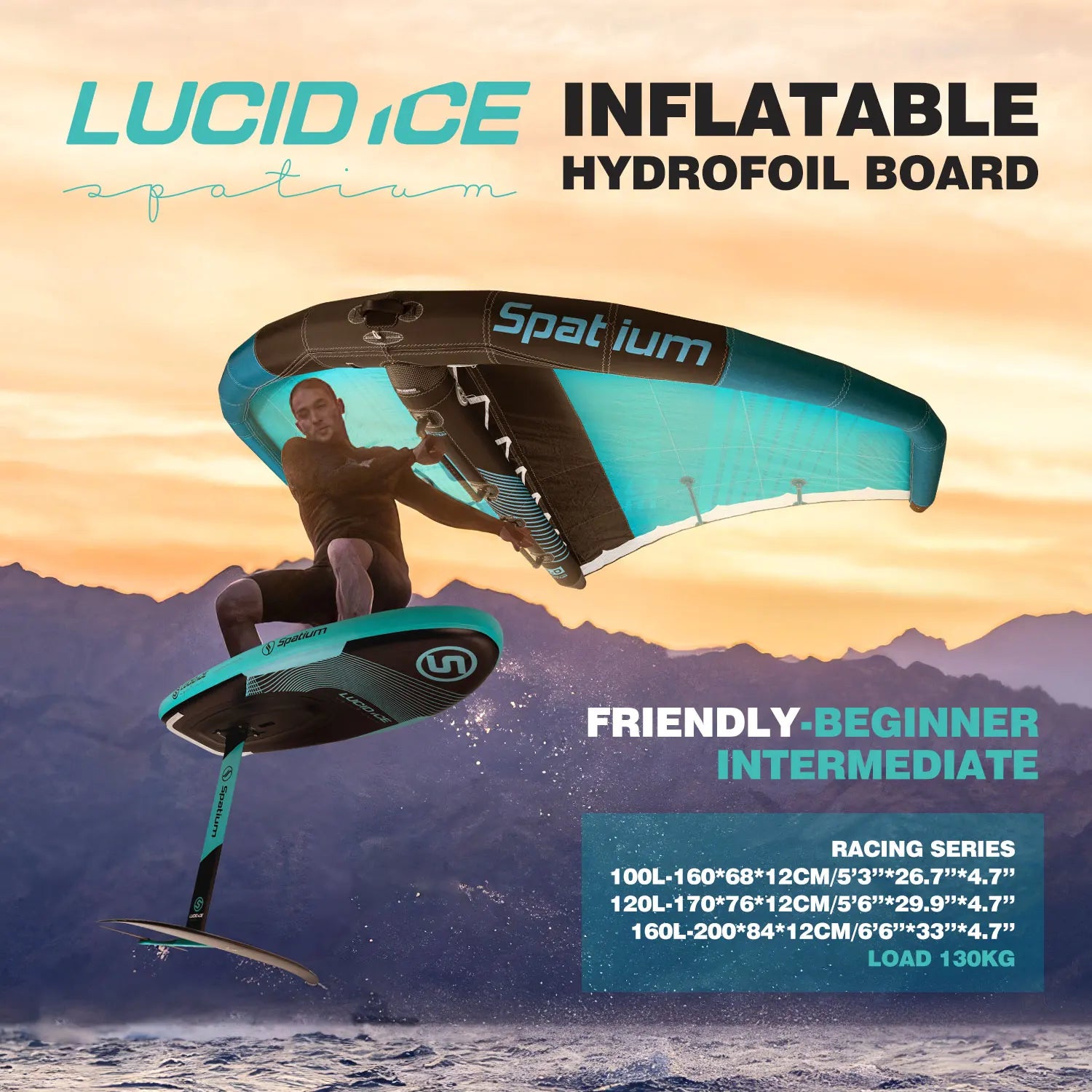 Inflatable Hydrofoil Board Surfing