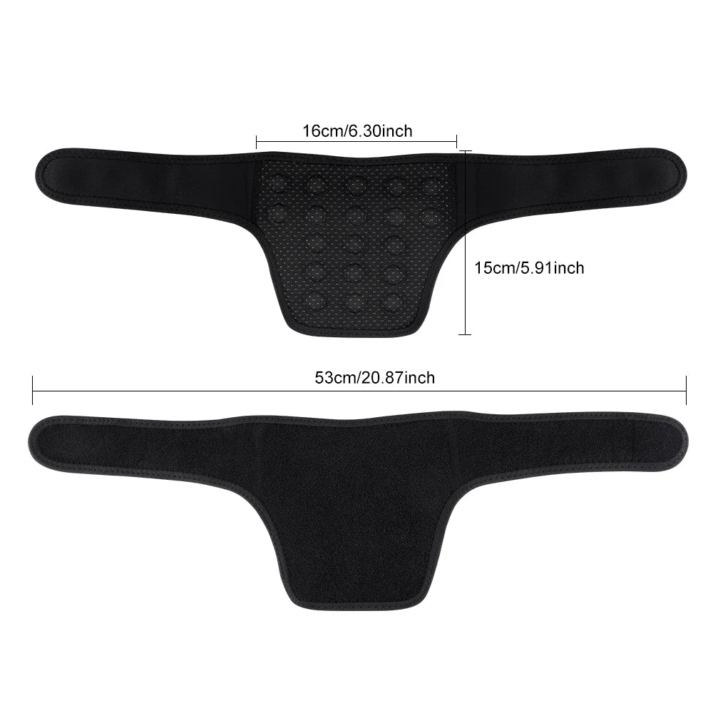 19pcs Self Heating Tourmaline Neck Support Brace Belt Infrared Magnet Therapy Reusable Neck Protector Relieve Pain Health Care