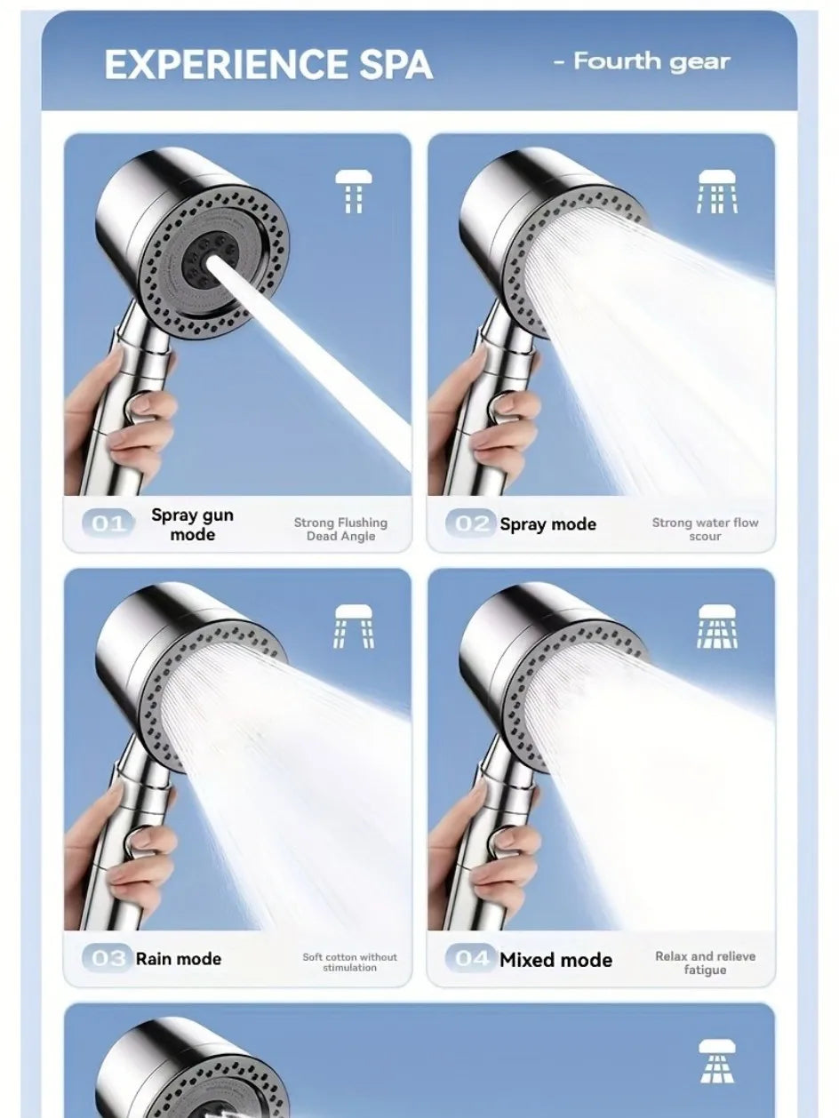 5 Modes Bathroom Shower Head
