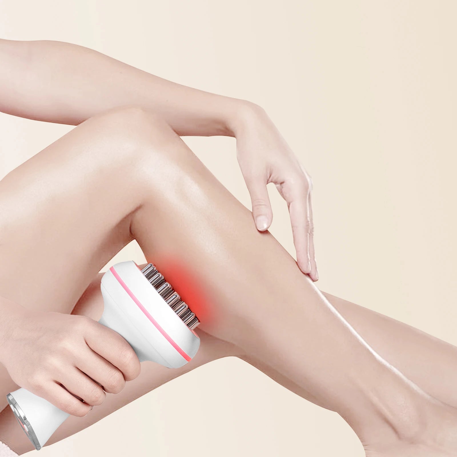 Household electric meridian brush leg abdomen shoulder and neck massager scraping instrument relax the muscles of the whole body