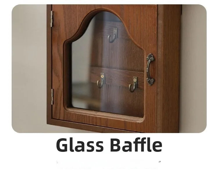 Wall Art Wooden Clock . Key HangerD