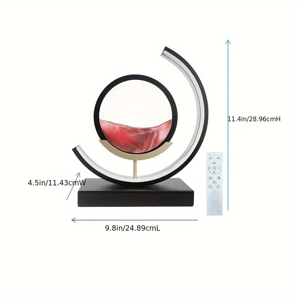 Moving Sand Lamp Round Sand