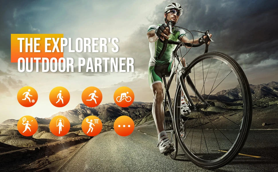 Smart Watch Men Sport Fitness Health Waterproof