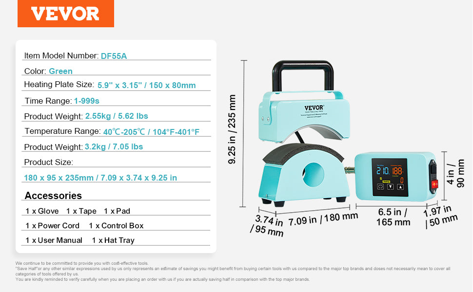 Mini Hat Heat Press for Caps