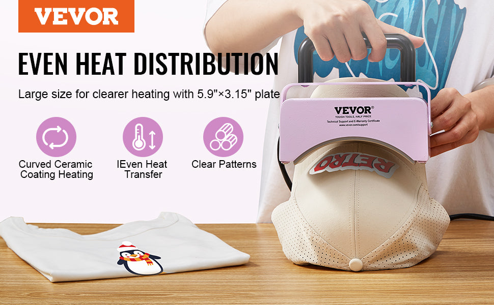 Mini Hat Heat Press for Caps
